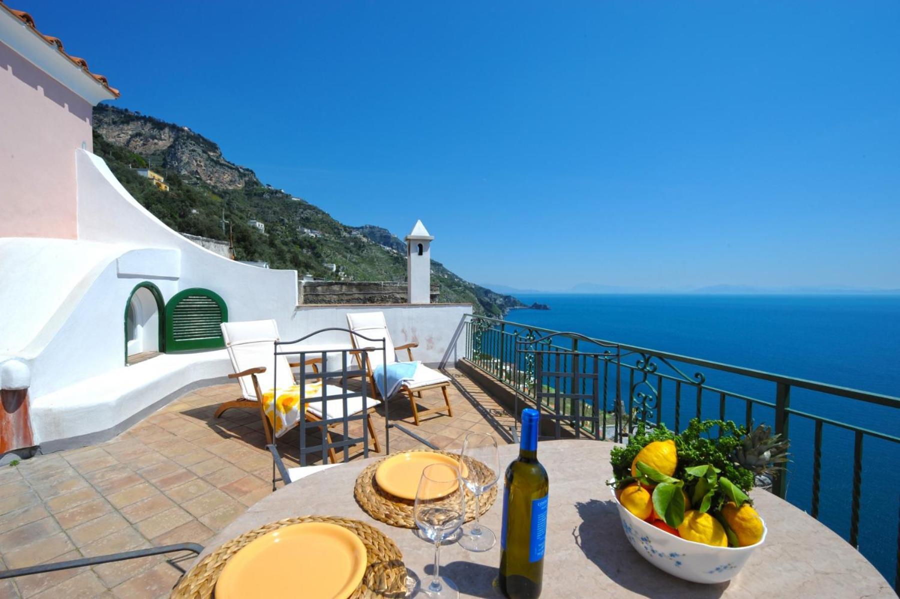 Villa Casale Fralisa Praiano Esterno foto
